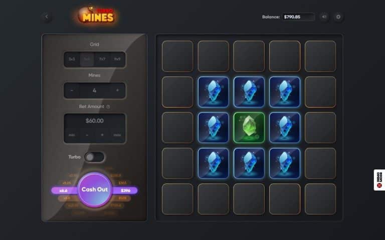 1Win Casino with Mines game